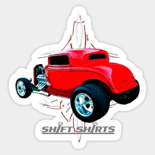 Shift Shirts Bomb Hot Rod Sticker